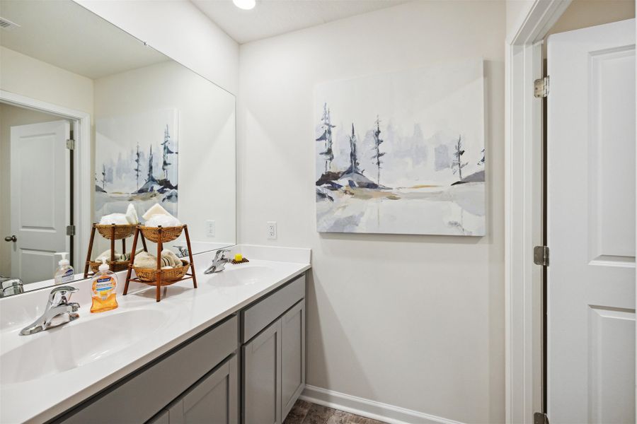 Representative furnished interior of a home built from the Hayden by D.R. Horton in Hillcrest Landing, McDonald (Image 22).