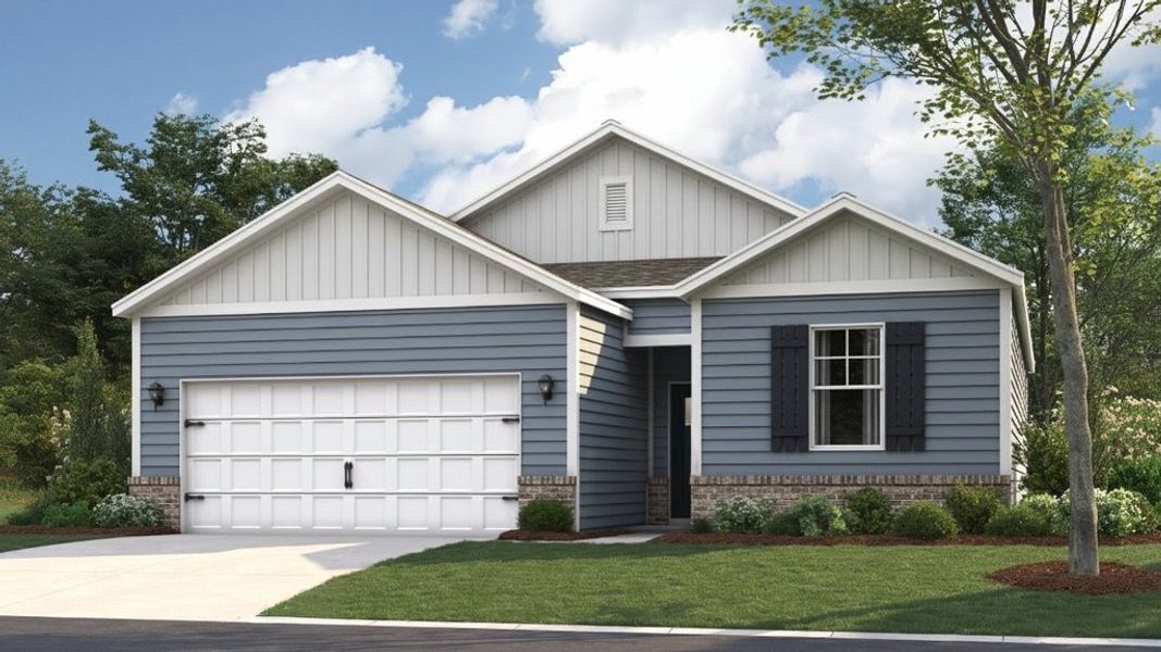 Representative exterior photo of a completed home built from the Macon by D.R. Horton in Keebler Meadows, Johnson City, TN (Image 1). Representative exterior photo of a completed home built from the Macon by D.R. Horton in Keebler Meadows, Johnson City, TN (Image 1).
