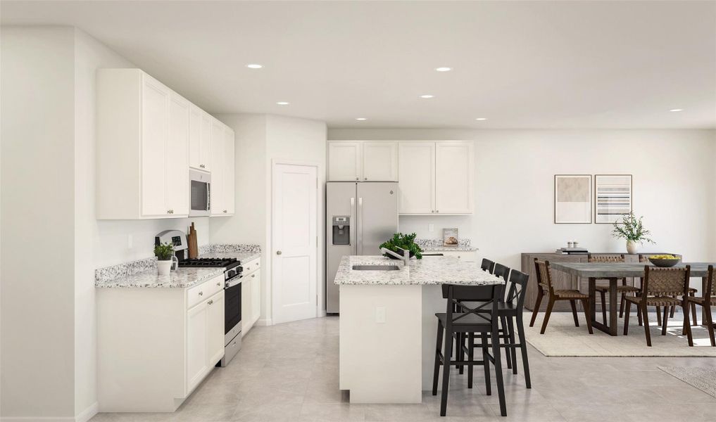 Lovely kitchen (*Artist rendering used for illustration purposes only.)