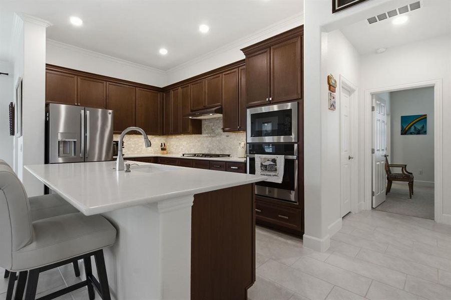 Furnished interior view inside a new home in , Denton (Image 32).