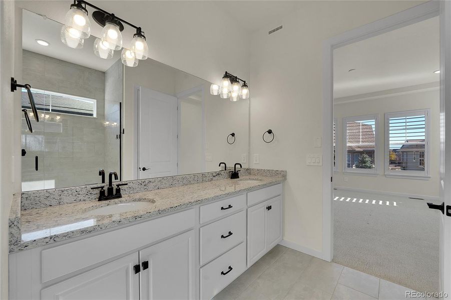 Furnished interior view inside a new home in Hilltop at Inspiration, Aurora (Image 9). Furnished interior view inside a new home in Hilltop at Inspiration, Aurora (Image 9).