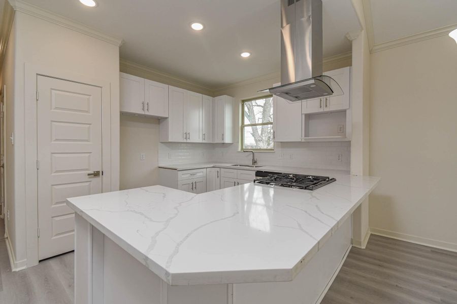 Furnished interior view inside a new home in , Rosenberg (Image 9).