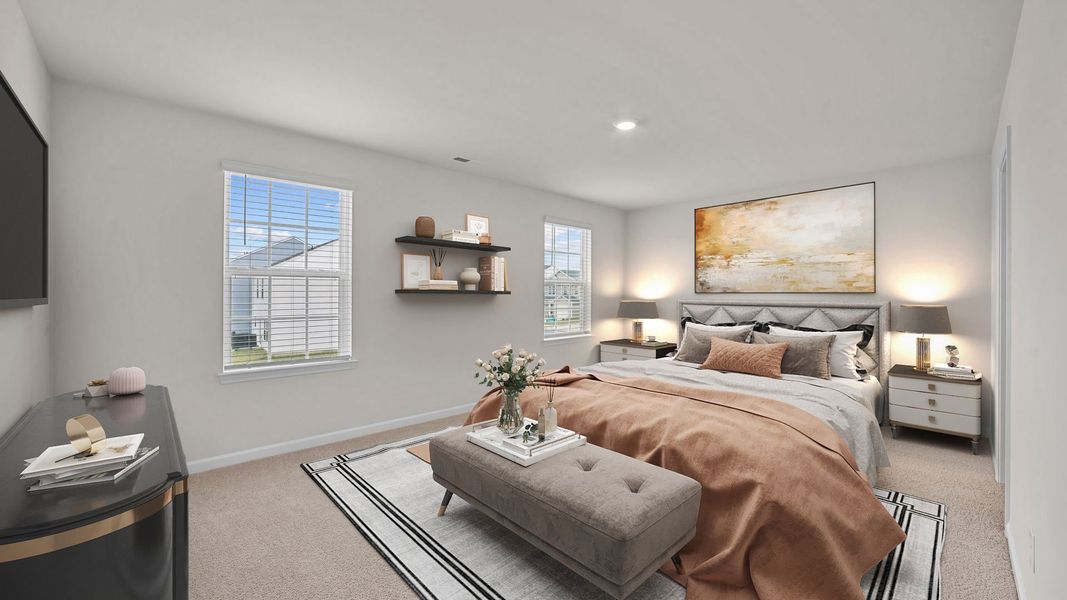 Representative furnished interior of a home built from the Robie by D.R. Horton in Chandler Pointe, Rural Hall (Image 8).