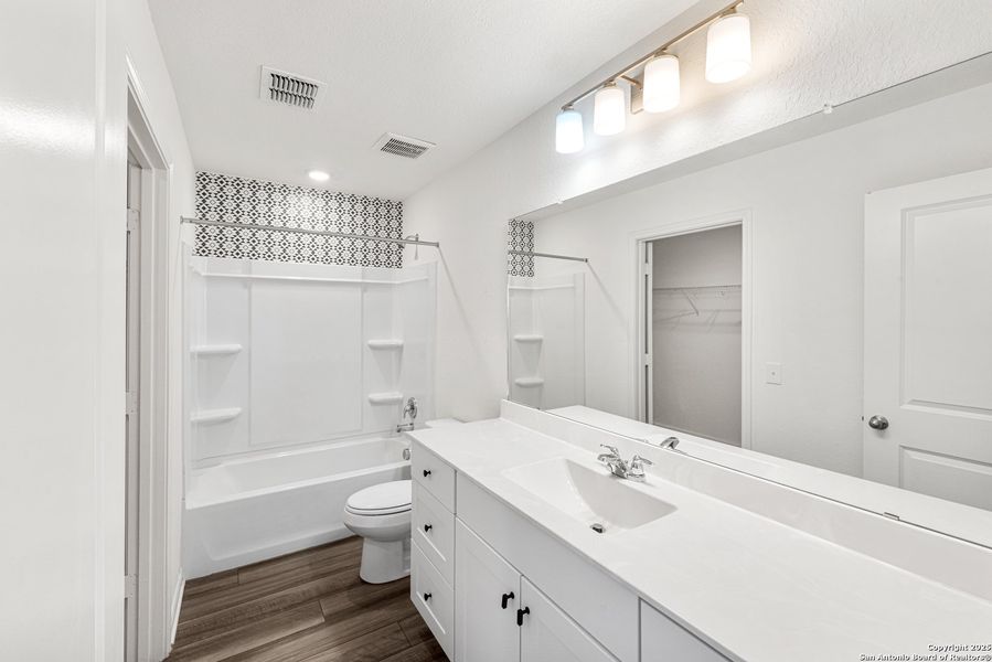 Furnished interior view inside a new home in Liberte, Converse (Image 10). Furnished interior view inside a new home in Liberte, Converse (Image 10).