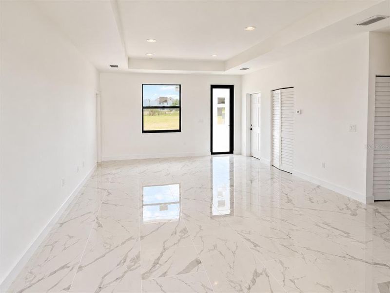 Spacious, unfurnished interior of a new home in , Cape Coral (Image 18). Spacious, unfurnished interior of a new home in , Cape Coral (Image 18).