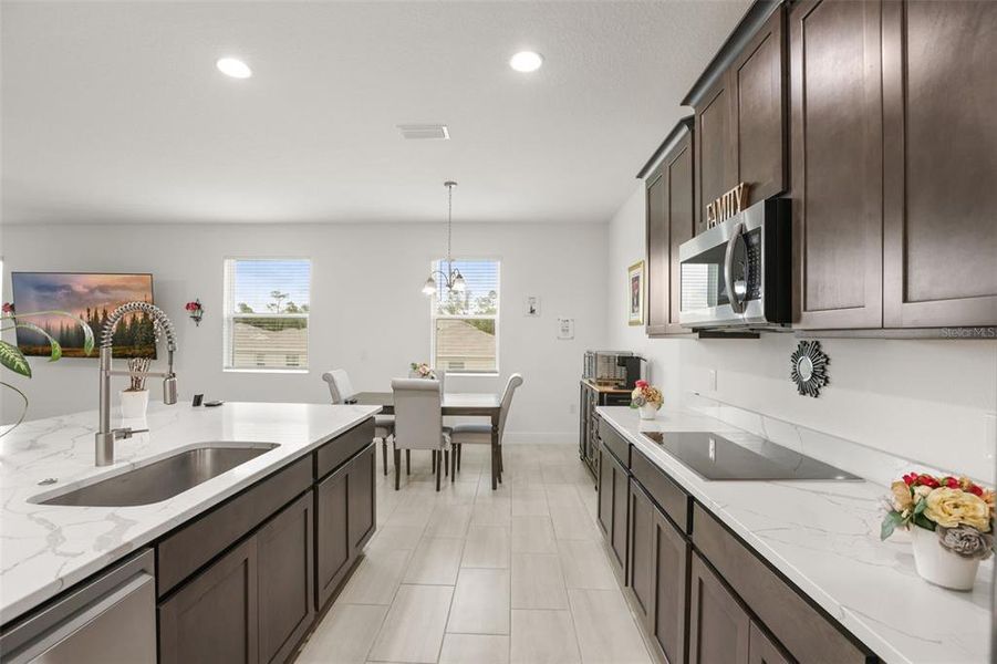 Furnished interior view inside a new home in Beresford Woods, Deland (Image 14). Furnished interior view inside a new home in Beresford Woods, Deland (Image 14).