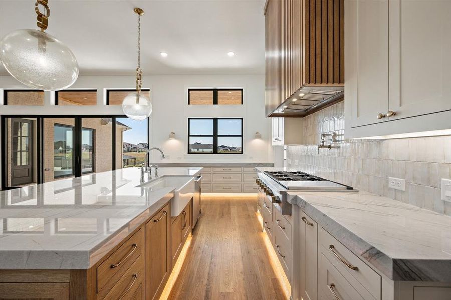 Furnished interior view inside a new home in The Resort on Eagle Mt. Lake, Fort Worth (Image 5). Furnished interior view inside a new home in The Resort on Eagle Mt. Lake, Fort Worth (Image 5).