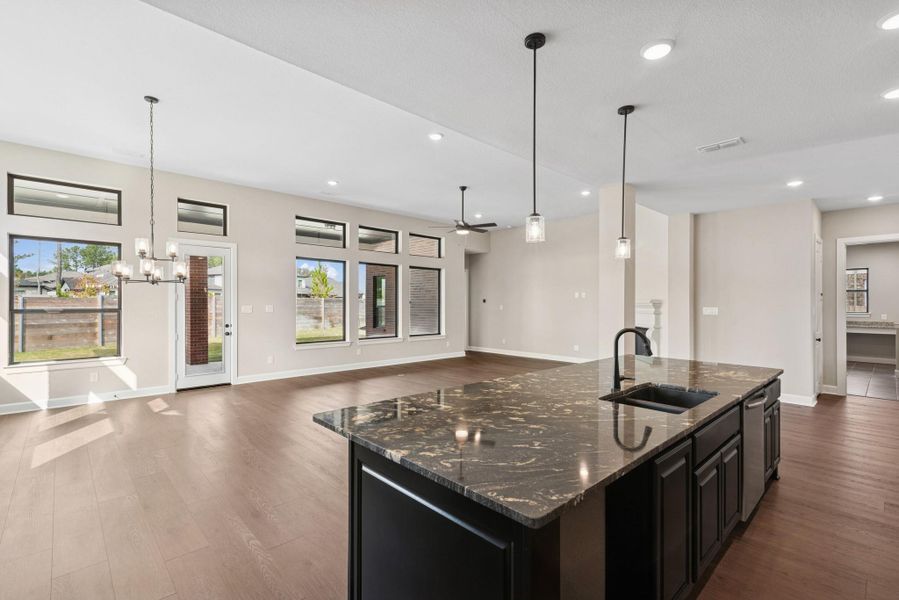 Furnished interior view inside a new home in ARTAVIA 65' Homesites, Conroe (Image 14).