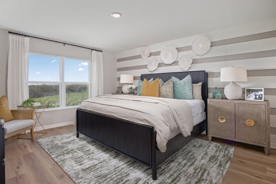 Representative furnished interior of a home built from the 1707 Modeled by KB Home in Cypress Bluff II, Groveland (Image 6).