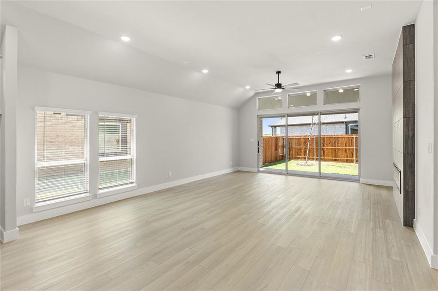 Spacious, unfurnished interior of a new home in Valencia on The Lake, Little Elm (Image 33). Spacious, unfurnished interior of a new home in Valencia on The Lake, Little Elm (Image 33).