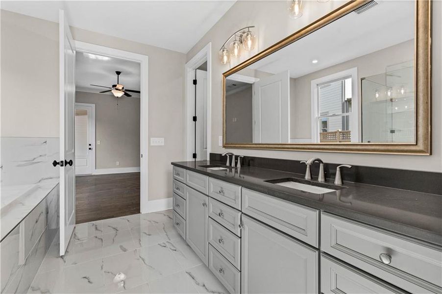 Furnished interior view inside a new home in Eastmore, Conyers (Image 6).