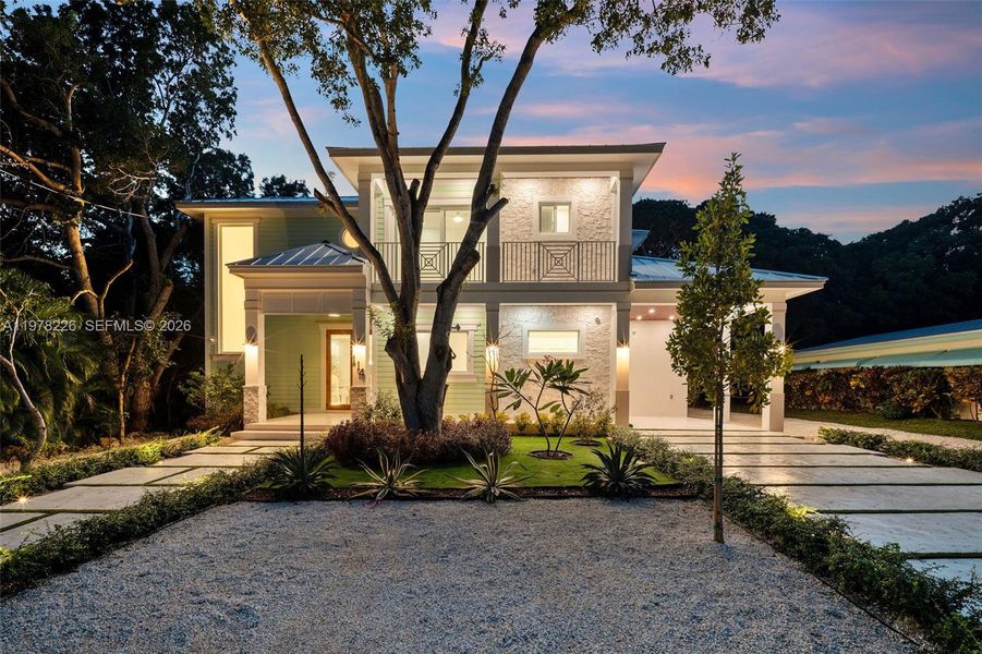 Front exterior of a new home in , Islamorada, Village of Islands, FL, highlighting curb appeal (Image 30).