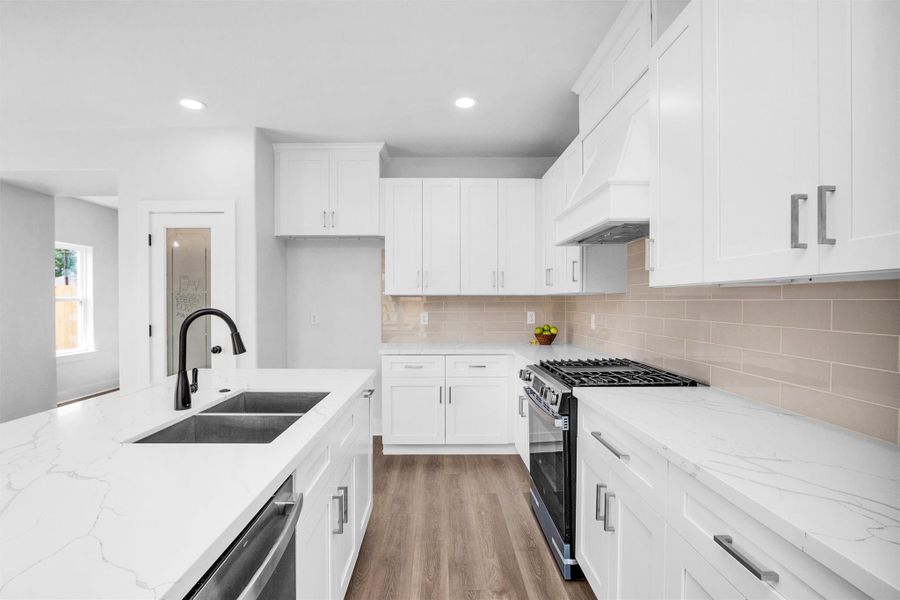 Furnished interior view inside a new home in , Houston (Image 6).