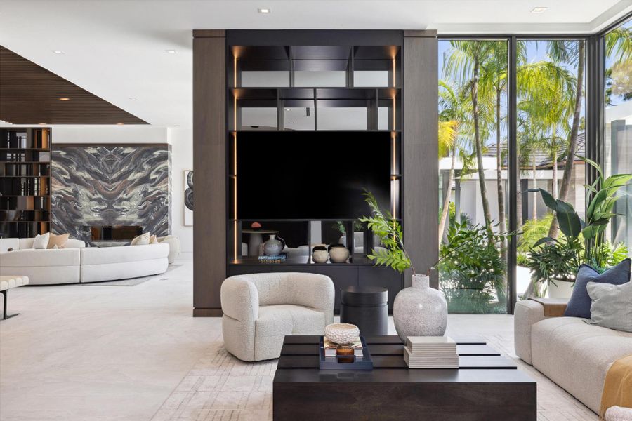 Furnished interior view inside a new home in , Jupiter (Image 18).