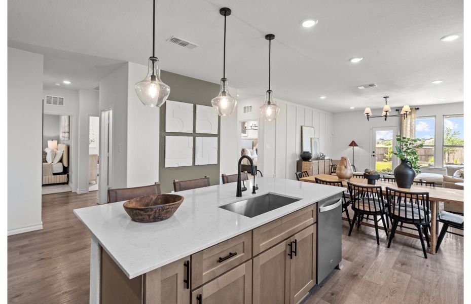Representative furnished interior of a home built from the Emory by Pulte Homes in Nopal Valley, San Antonio (Image 6). Representative furnished interior of a home built from the Emory by Pulte Homes in Nopal Valley, San Antonio (Image 6).