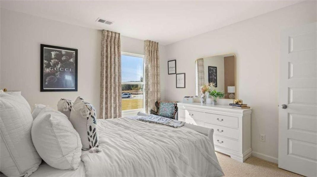 Furnished interior view inside a new home in Poplar Preserve, Newnan (Image 31).