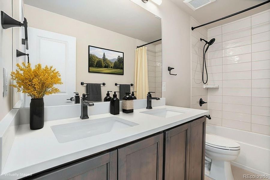 Furnished interior view inside a new home in , Arvada (Image 6).