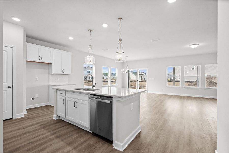 Furnished interior view inside a new home in Watson Hill, Summerville (Image 7).