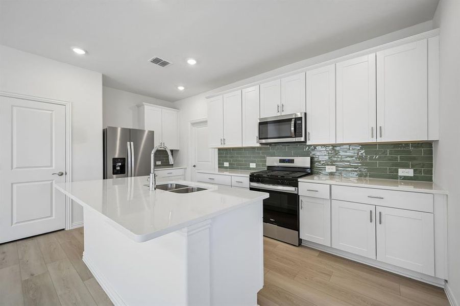 Furnished interior view inside a new home in Parks at Foster Crossing - Spring Series, Anna (Image 12).