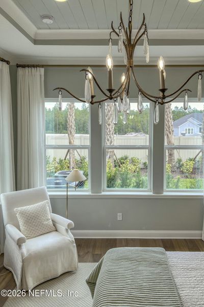 Furnished interior view inside a new home in Reflections at Nocatee, Ponte Vedra (Image 31). Furnished interior view inside a new home in Reflections at Nocatee, Ponte Vedra (Image 31).
