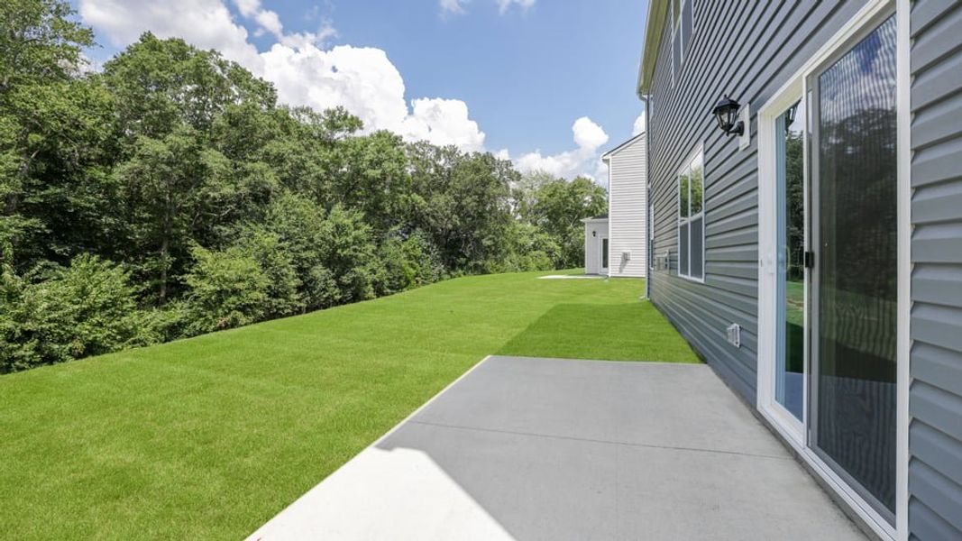 Exterior details and patio area of a home in Woodglen, Piedmont (Image 3). Exterior details and patio area of a home in Woodglen, Piedmont (Image 3).