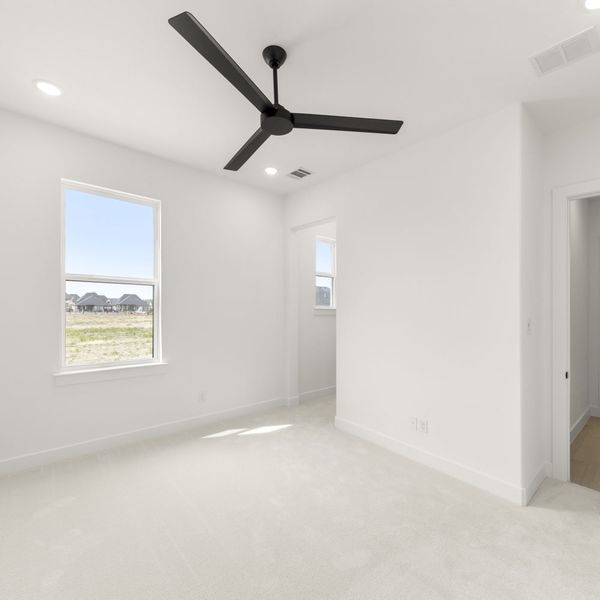 Spacious, unfurnished interior of a new home in Mustang Lakes, Celina (Image 70). Spacious, unfurnished interior of a new home in Mustang Lakes, Celina (Image 70).