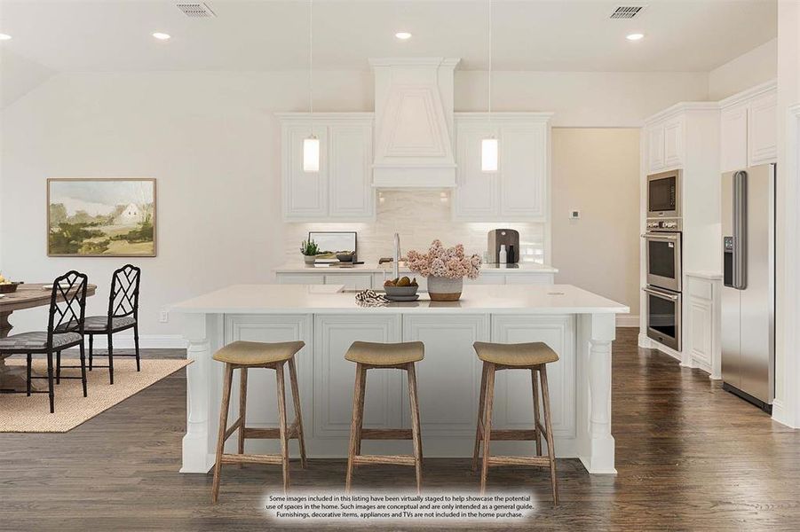 Furnished interior view inside a new home in Triple Diamond Ranch, Mansfield (Image 14).