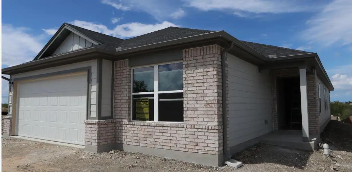 Exterior details and patio area of a home in Marble Creek Crossing, Austin (Image 3). Exterior details and patio area of a home in Marble Creek Crossing, Austin (Image 3).