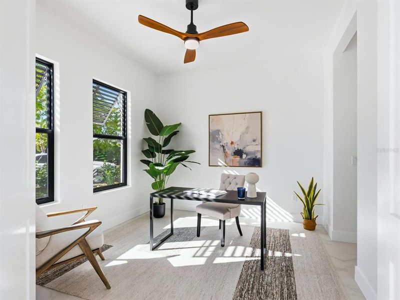 Furnished interior view inside a new home in , Sarasota (Image 44).