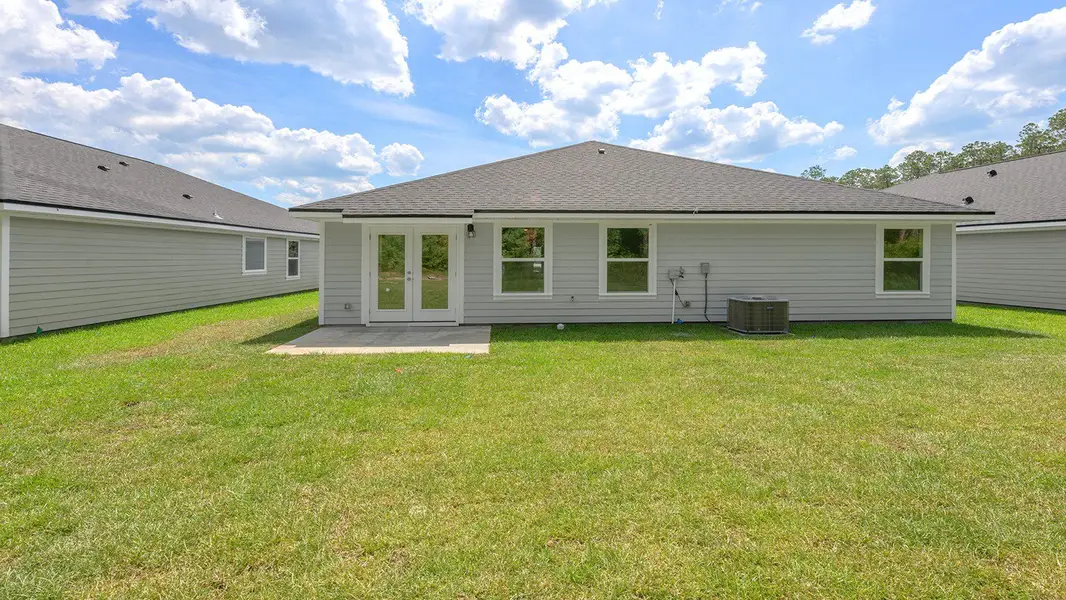 Representative exterior photo of a completed home built from the The Lismore by D.R. Horton in Lake Mary Forest, Tallahassee, FL (Image 2).