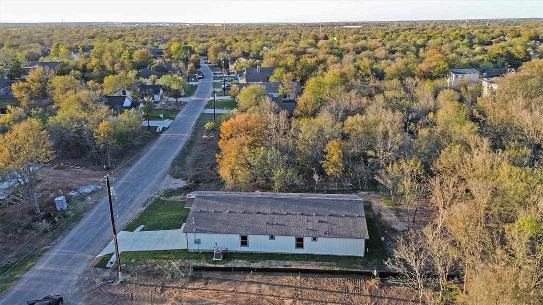 Exterior details and patio area of a home in , Bastrop (Image 22).