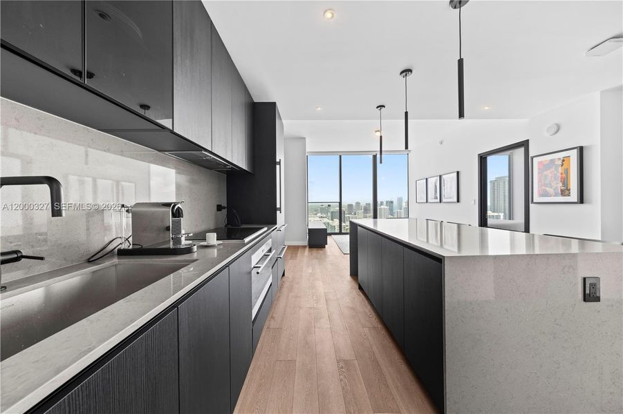Furnished interior view inside a new home in , Miami (Image 12).