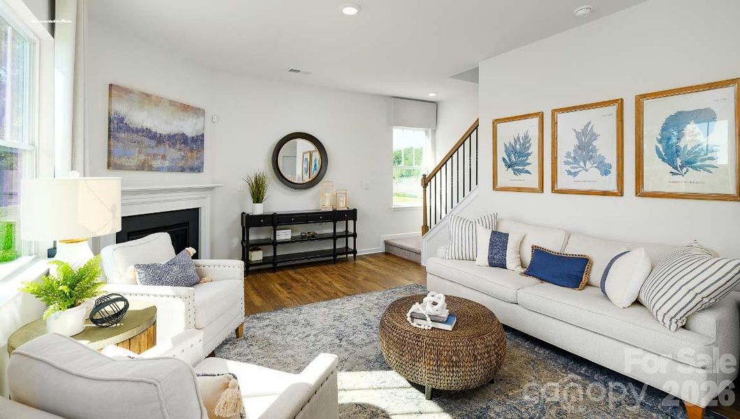 Furnished interior view inside a new home in Brandon Creek, Gastonia (Image 8).