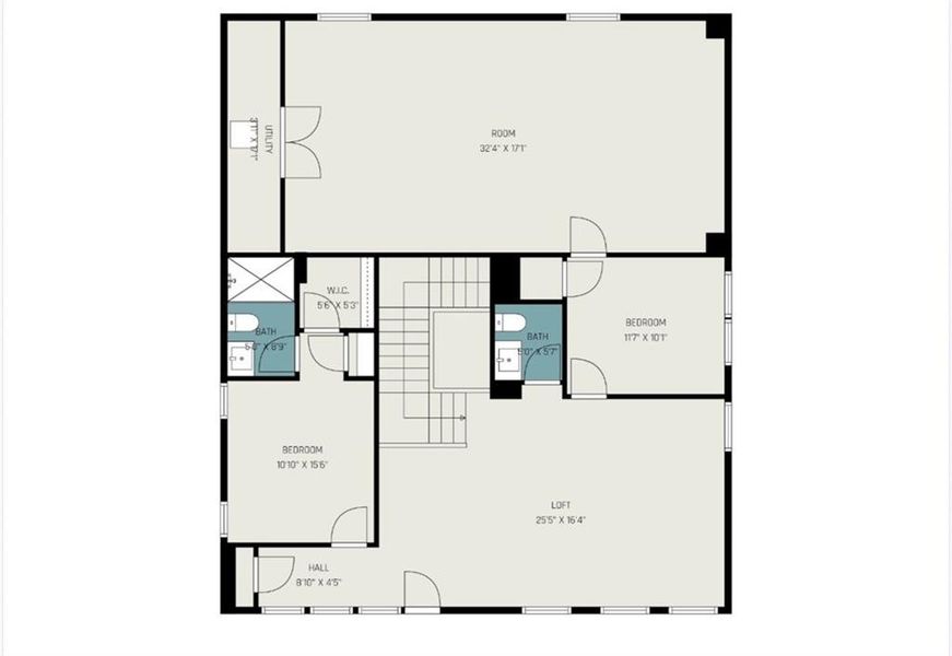 2D floor plan layout of this home in , Brookhaven, GA (Image 7). 2D floor plan layout of this home in , Brookhaven, GA (Image 7).