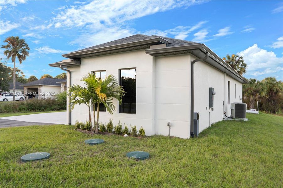 Exterior details and patio area of a home in , Naples (Image 4). Exterior details and patio area of a home in , Naples (Image 4).