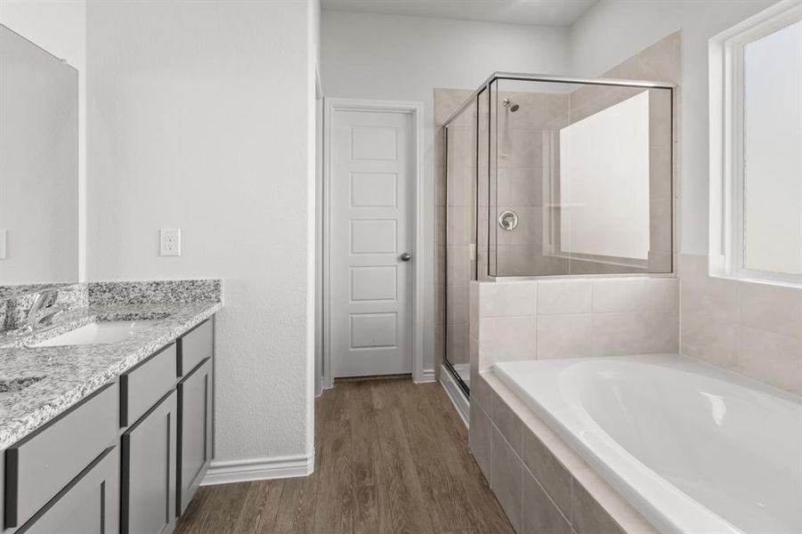 Furnished interior view inside a new home in Retreat at Fossil Creek, Fort Worth (Image 7).