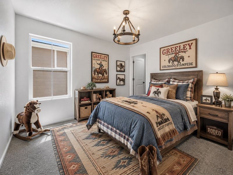 Furnished interior view inside a new home in Lake Bluff, Greeley (Image 13).