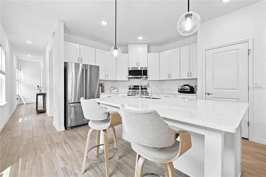 Furnished interior view inside a new home in , Harmony (Image 8). Furnished interior view inside a new home in , Harmony (Image 8).