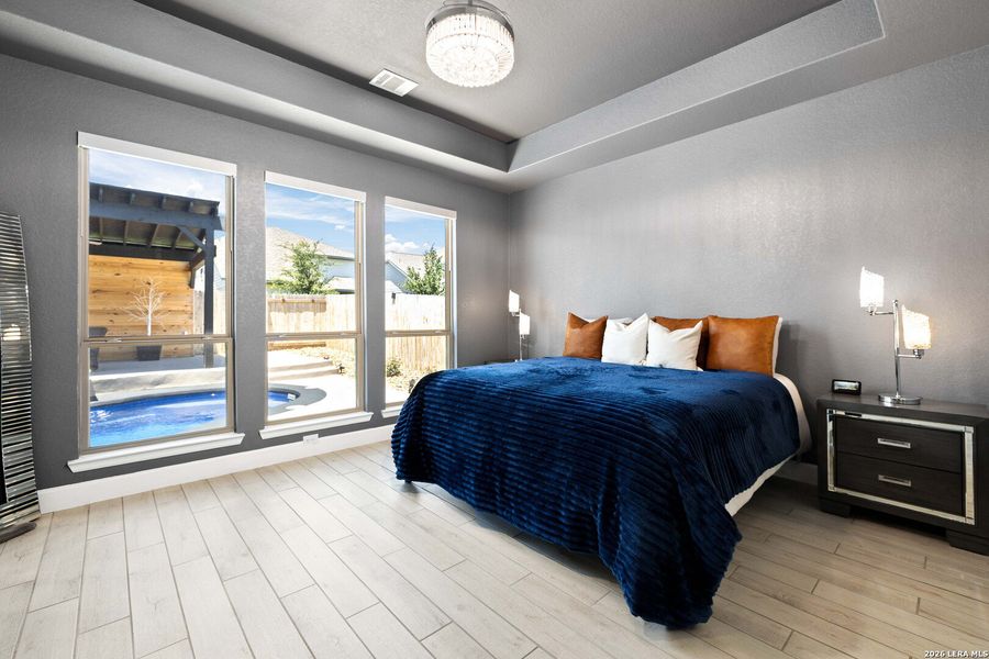 Furnished interior view inside a new home in Kallison Ranch, San Antonio (Image 10).