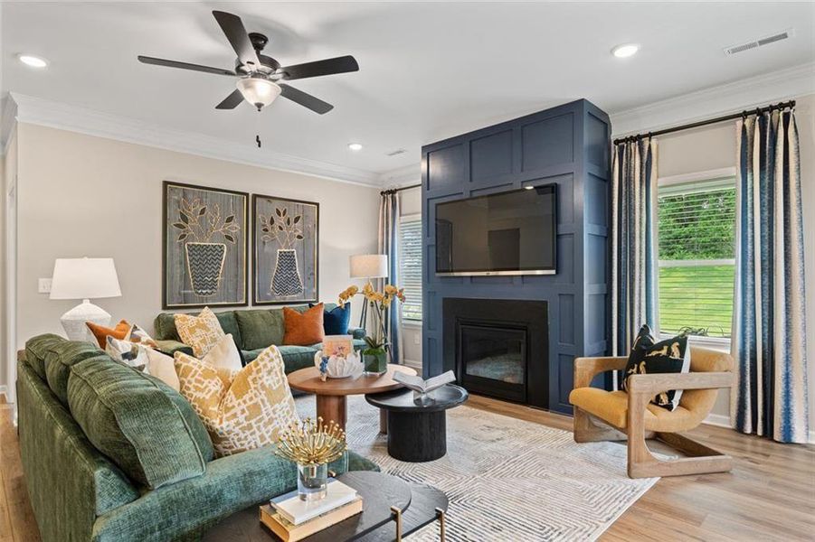 Furnished interior view inside a new home in Sagebrook, Powder Springs (Image 23).