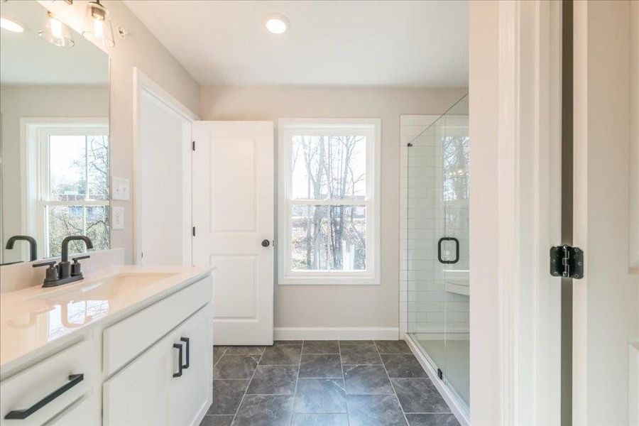 Furnished interior view inside a new home in River Walk Place, Lawrenceville (Image 10).