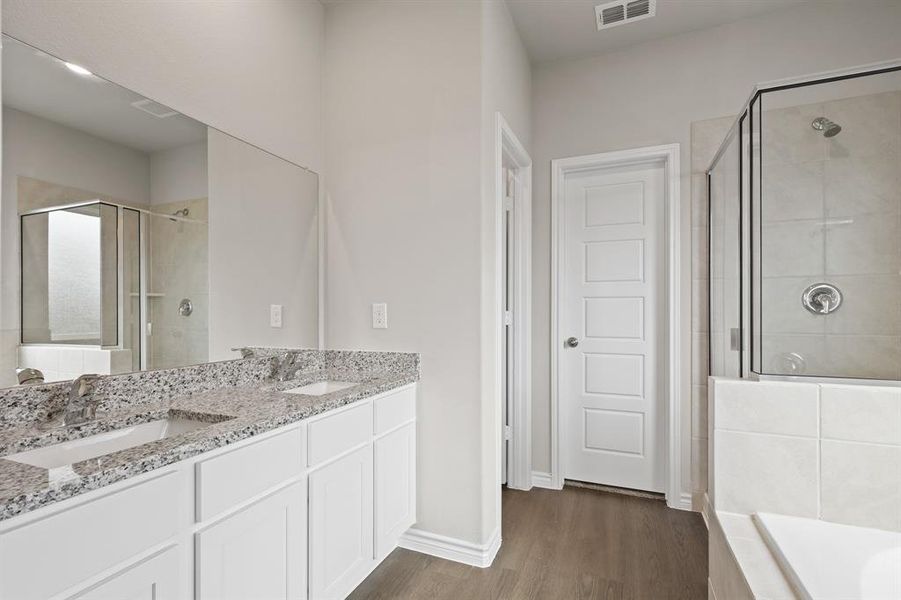 Furnished interior view inside a new home in Burgess Meadows, Cleburne (Image 6). Furnished interior view inside a new home in Burgess Meadows, Cleburne (Image 6).