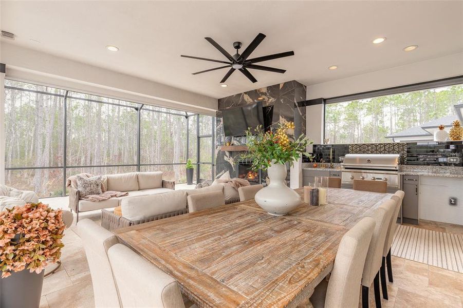 Furnished interior view inside a new home in , Port Orange (Image 70).