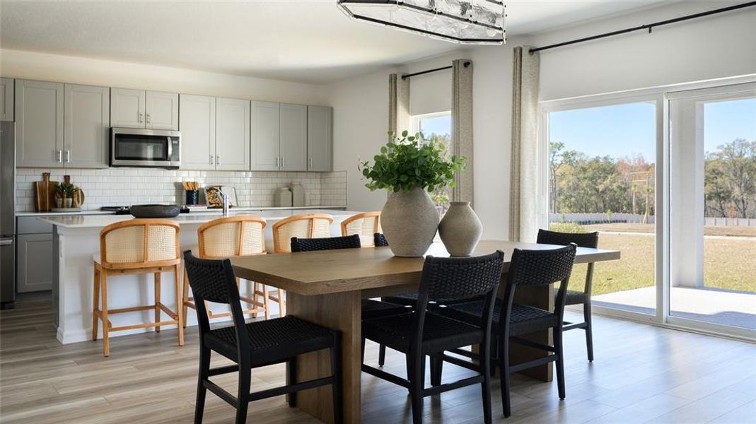 Furnished interior view inside a new home in Pasadena Landing, Wesley Chapel (Image 5). Furnished interior view inside a new home in Pasadena Landing, Wesley Chapel (Image 5).