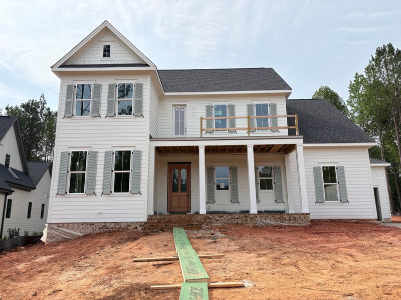 In-progress construction of a new home in Lowery Estates, Wake Forest, NC (Image 3). In-progress construction of a new home in Lowery Estates, Wake Forest, NC (Image 3).