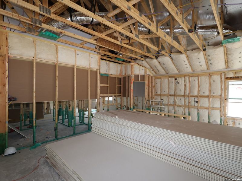 In-progress construction of a new home in Greenspoint Heights, Seguin, TX (Image 27).