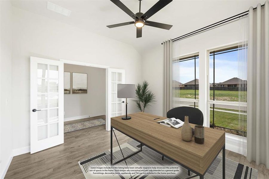 Furnished interior view inside a new home in Sable Creek, Sanger (Image 7). Furnished interior view inside a new home in Sable Creek, Sanger (Image 7).