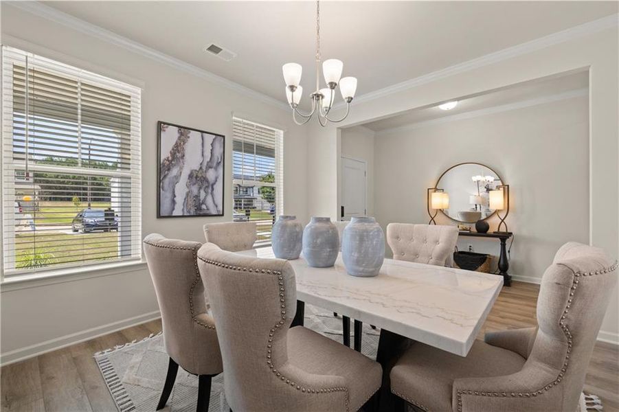 Furnished interior view inside a new home in Cascade Ridge at Niskey Lake, Atlanta (Image 5).