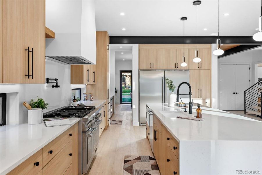 Furnished interior view inside a new home in , Denver (Image 39).
