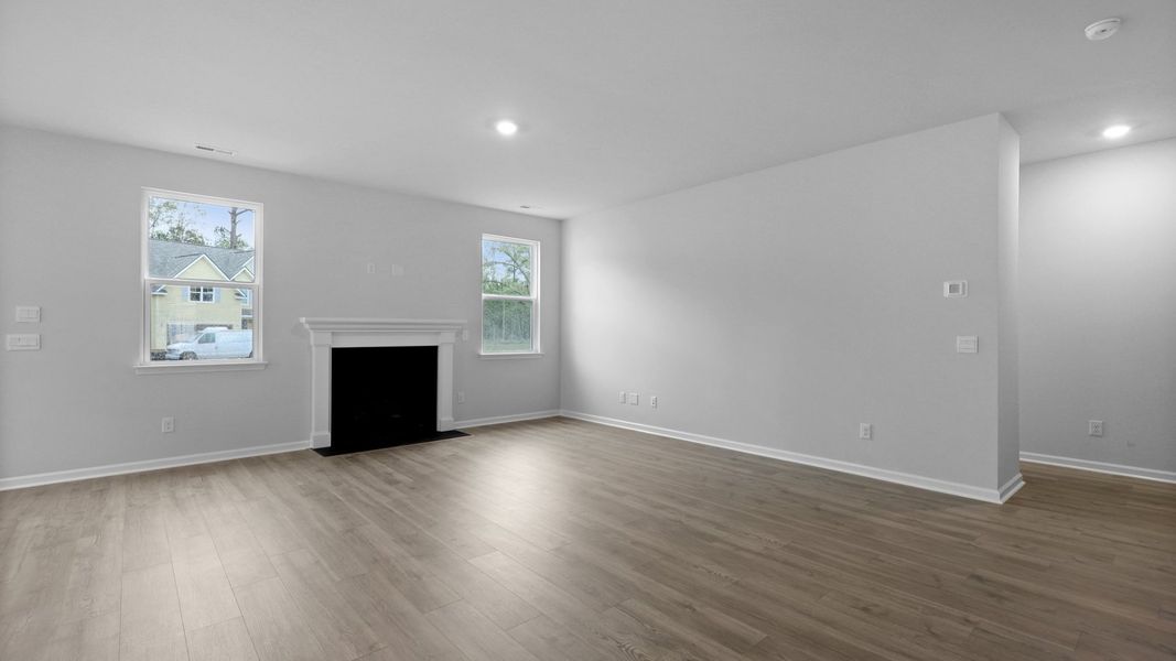 Representative unfurnished interior of a home built from the HARBOR OAK by D.R. Horton in Founders Corner, Summerville (Image 25).